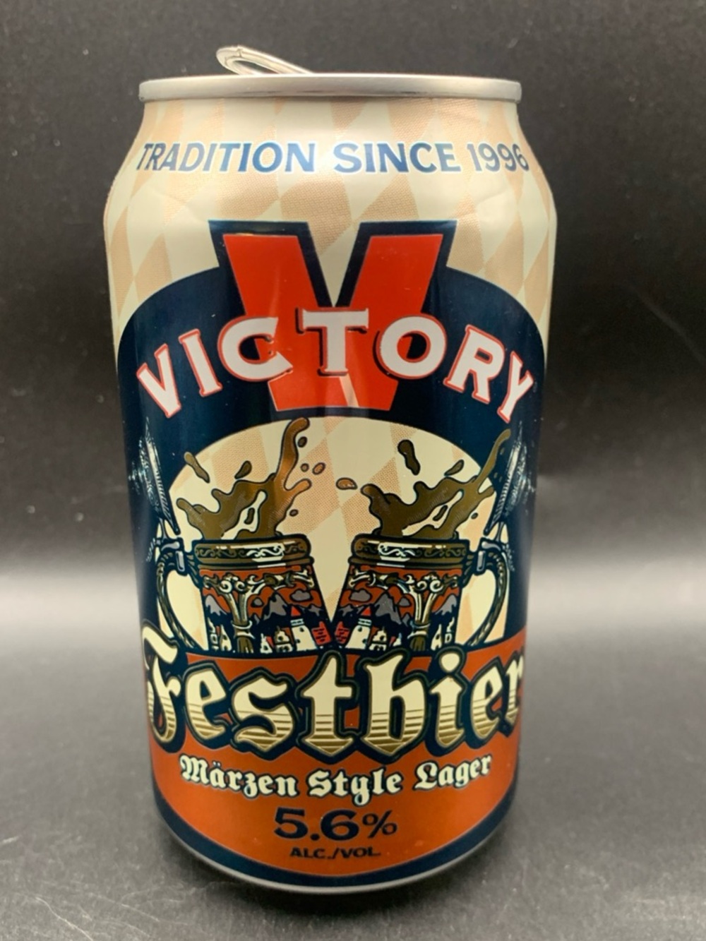 Vintage Beer Can Victory Festbier Marzen Style Lager Empty Aluminum Can